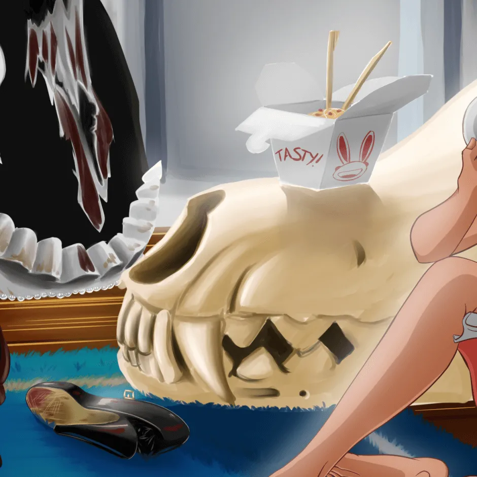 Deconstructed Lolita Wolf Close-Up